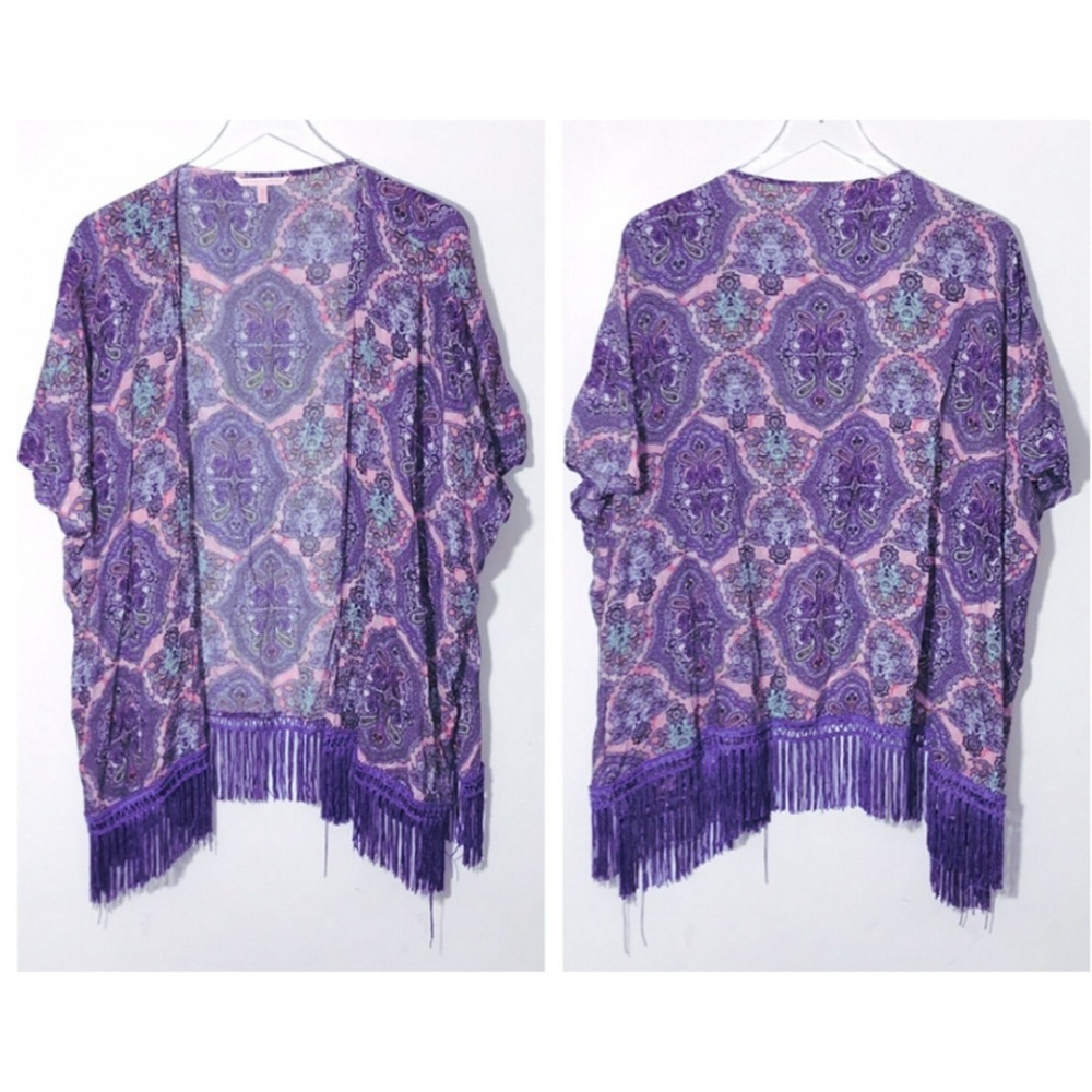 Victoria's Secret Fringe Bohemian Kimono Cover up